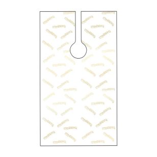   Imperity® Logóval Ellátott eldobható festőkendő, áttetsző fehér & arany S16-L (1 csomag=20db)