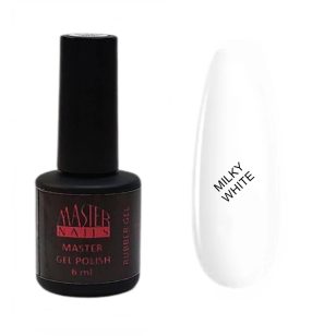  MN 6 ml Gel Polish: Rubber Milky White / TPO Free 