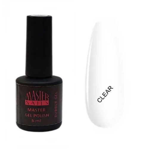  MN 6 ml Gel Polish: Rubber Clear / TPO Free 