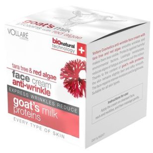   Vollaré Bio technology kecsketejes + méhviaszos + mézes lifting hatású arckrém 50ml