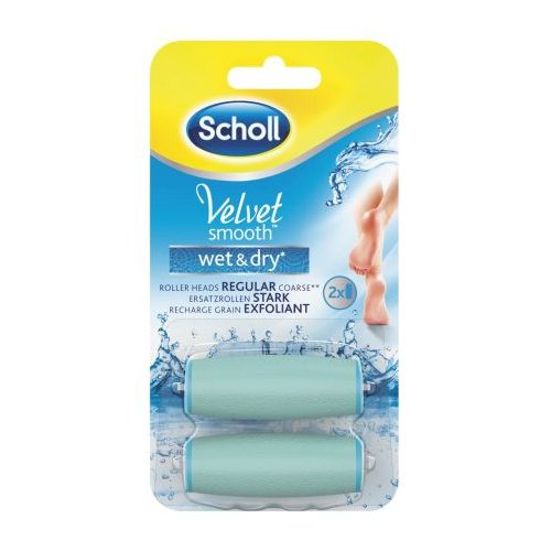  Scholl Velvet Smooth Wet & Dry vízálló forgófej 2 db 