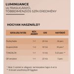 LUMINUANCE - PPD-mentes olaj alapú tartós hajfesték 60ml - 123 - arany bézs platina tonizáló