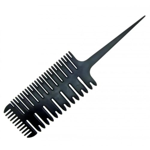 Melírozó fésű Sibel fekete (Fűzött melír)